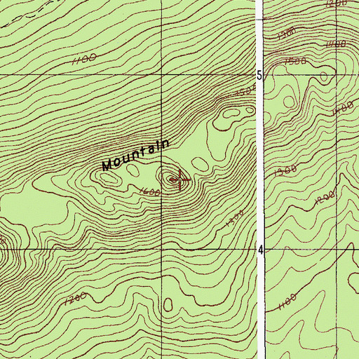 Topographic Map of Roberts Mountain, ME