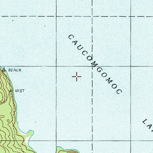 Topographic Map of Rowe Pond, ME