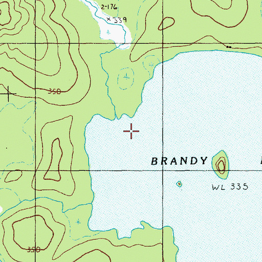 Topographic Map of Runt Brook, ME