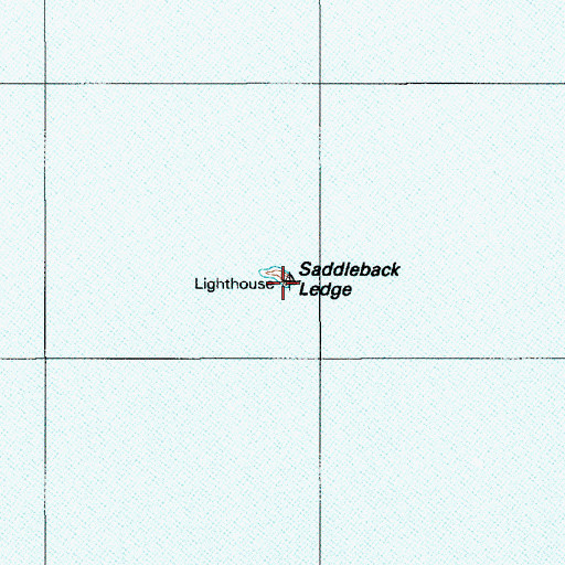 Topographic Map of Saddleback Ledge, ME