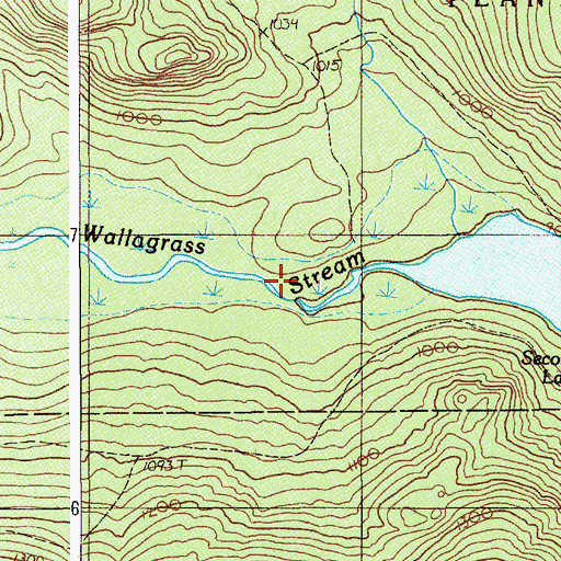 Topographic Map of Saucier Camp, ME