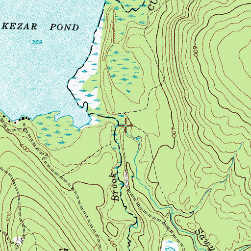 Topographic Map of Sawyer Brook, ME