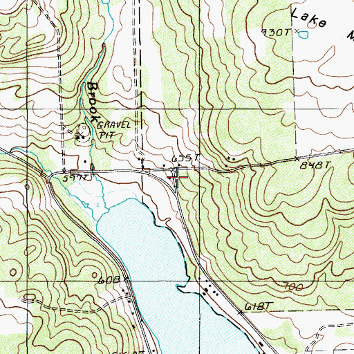 Topographic Map of School Number 17, ME