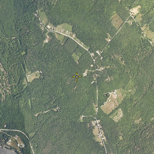 Aerial/Satellite Image of Scribner Hill, ME