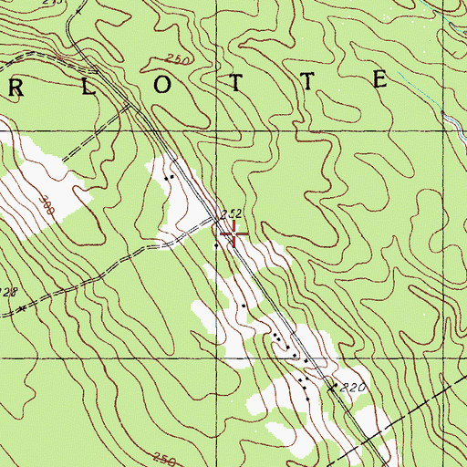 Topographic Map of Smith Ridge School, ME