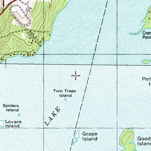 Topographic Map of South Bay, ME