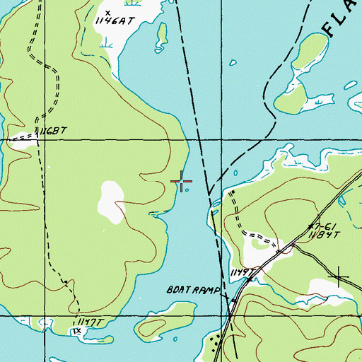 Topographic Map of South Branch Dead River, ME
