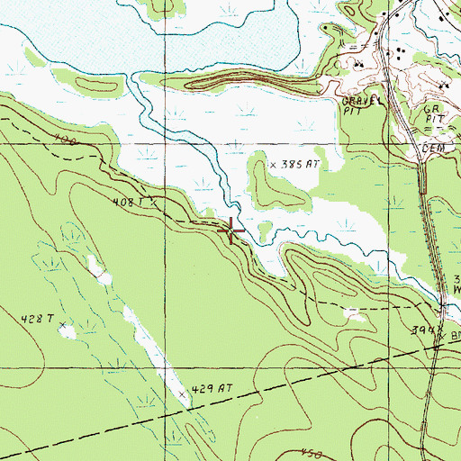 Topographic Map of South Crooked Brook, ME