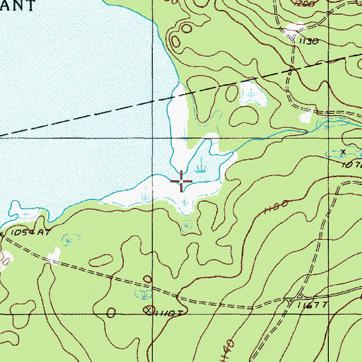 Topographic Map of South Inlet, ME