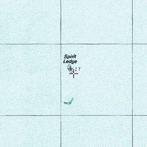 Topographic Map of Spirit Ledge, ME