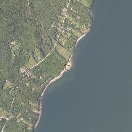 Aerial/Satellite Image of Spring Brook, ME
