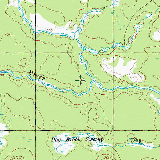 Topographic Map of Spring River, ME