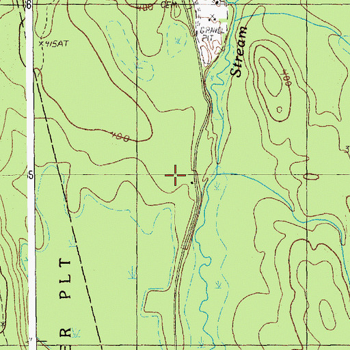 Topographic Map of Spruce Brook, ME