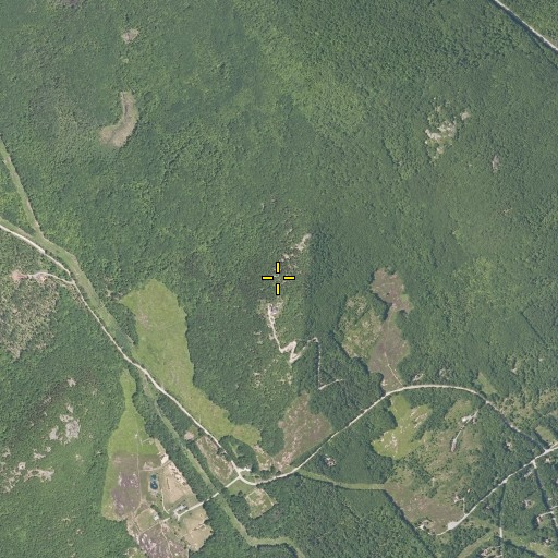 Aerial/Satellite Image of Spruce Mountain, ME