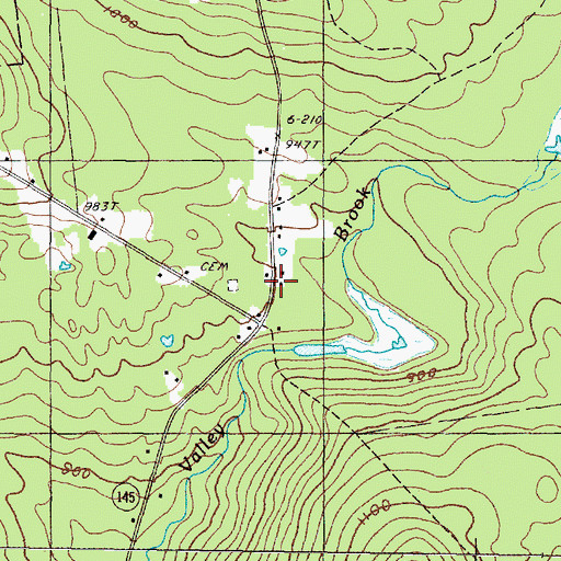 Topographic Map of Starbird School, ME