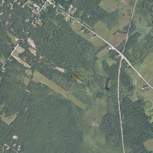 Aerial/Satellite Image of Stevens Brook, ME
