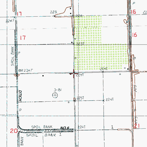 Topographic Map of Degelow, AR