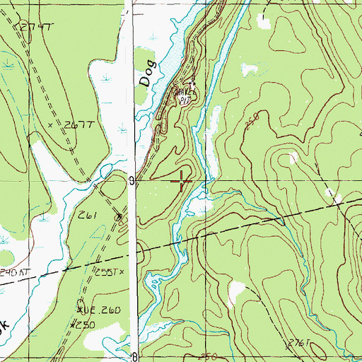 Topographic Map of Stony Brook, ME