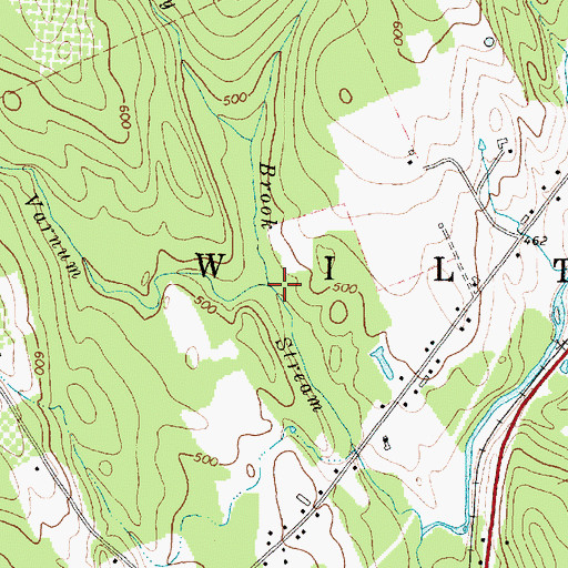 Topographic Map of Stony Brook, ME