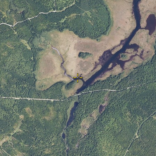 Aerial/Satellite Image of Stricklin Brook, ME