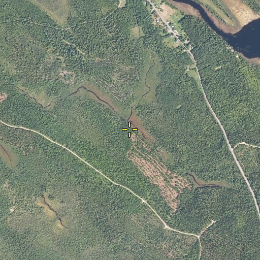 Aerial/Satellite Image of Sucker Brook, ME