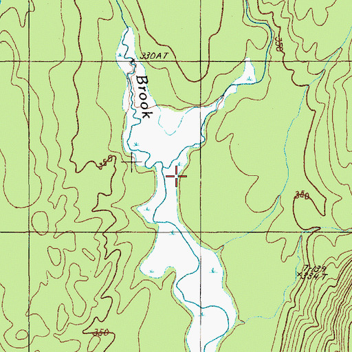 Topographic Map of Swift Brook, ME