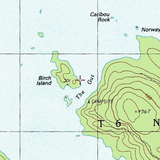 Topographic Map of The Gut, ME