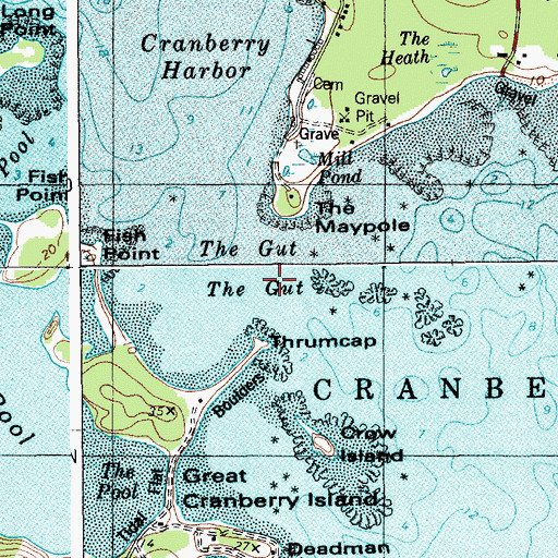 Topographic Map of The Gut, ME