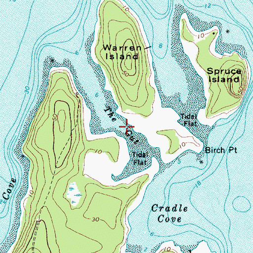 Topographic Map of The Gut, ME