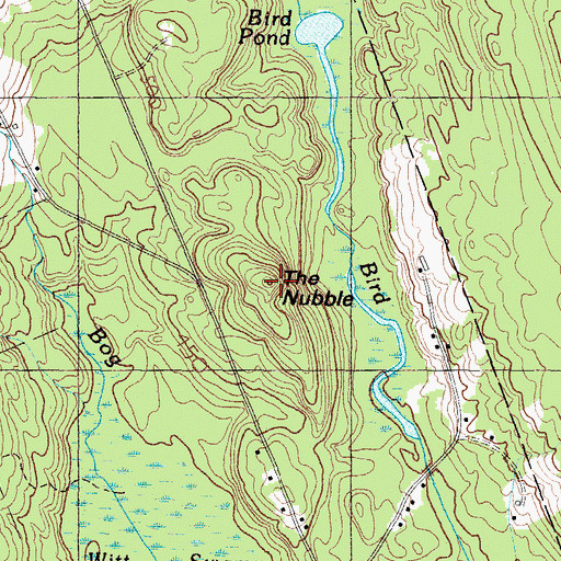 Topographic Map of The Nubble, ME