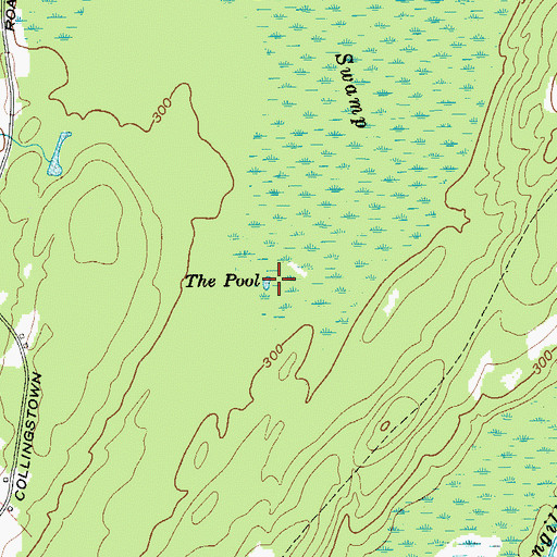 Topographic Map of The Pool, ME