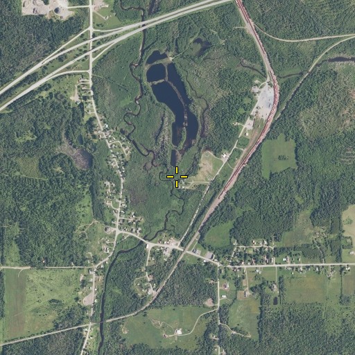 Aerial/Satellite Image of Thomas Brook, ME