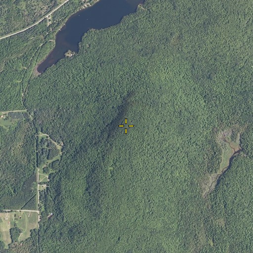 Aerial/Satellite Image of Timoney Mountain, ME