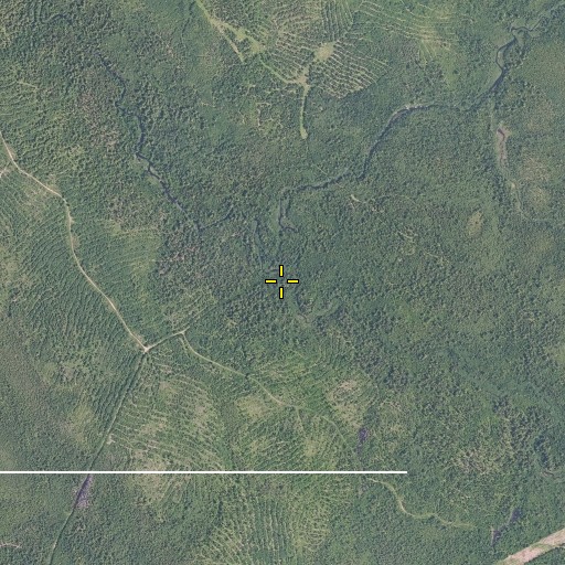 Aerial/Satellite Image of Titcomb Brook, ME