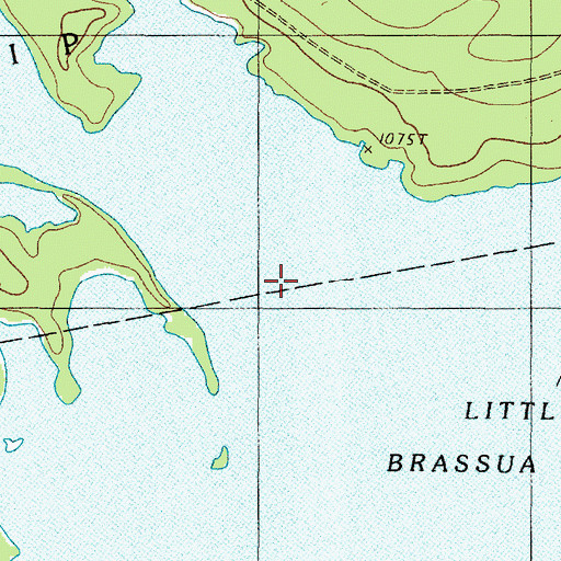 Topographic Map of Tom Fletcher Stream, ME