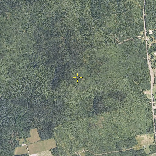 Aerial/Satellite Image of Tracy Mountain, ME