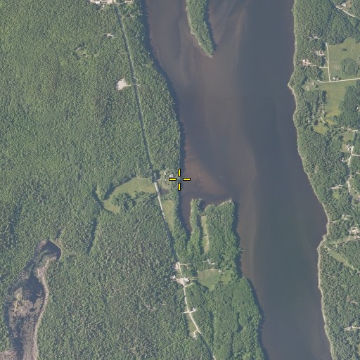 Aerial/Satellite Image of Ulmer Brook, ME