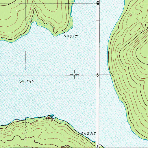 Topographic Map of Umbazooksus Stream, ME