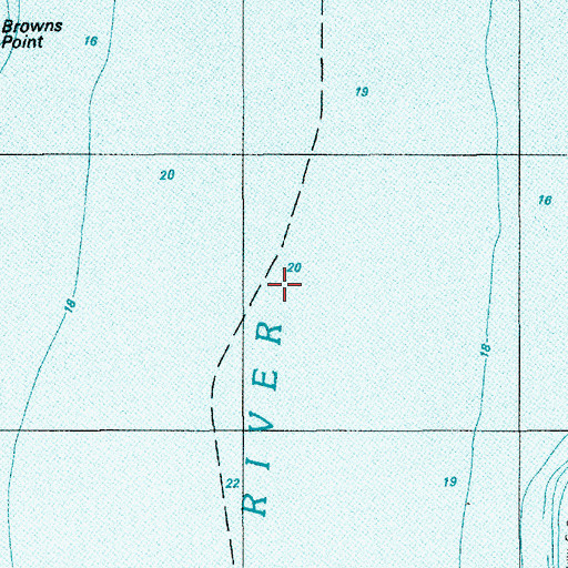 Topographic Map of Union River Bay, ME