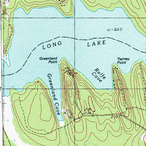 Topographic Map of University of Maine Forestry Camp, ME
