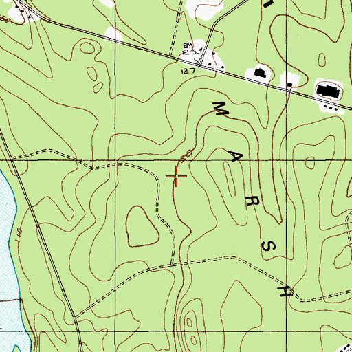 Topographic Map of University of Maine Forest, ME