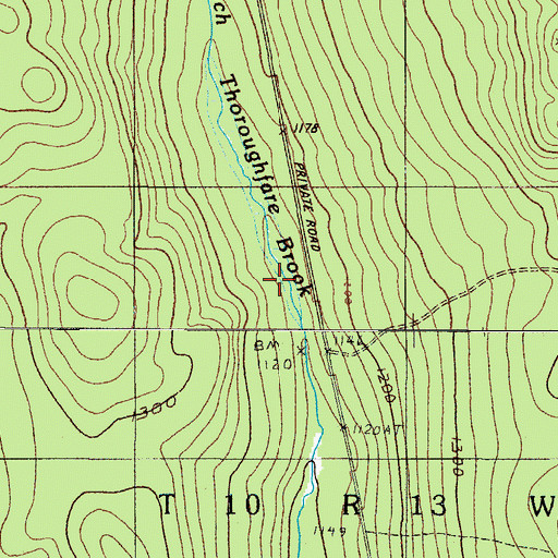 Topographic Map of Vellieur Pond, ME