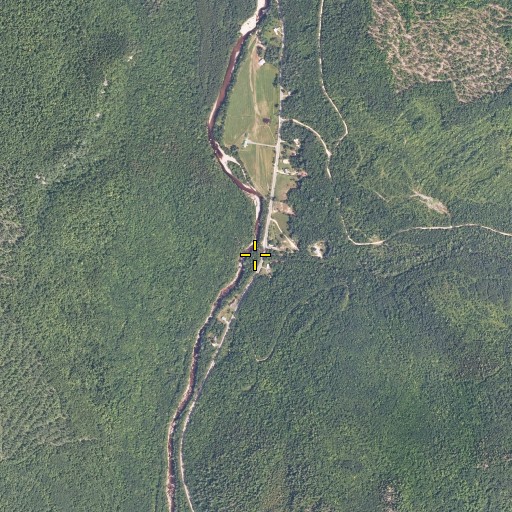 Aerial/Satellite Image of Walker Brook, ME