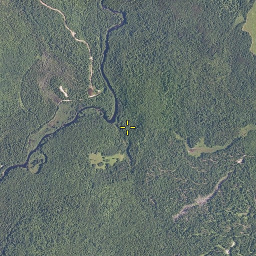 Aerial/Satellite Image of Warm Brook, ME