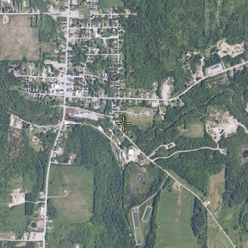 Aerial/Satellite Image of Webb Brook, ME