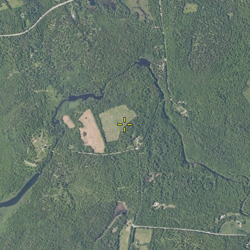 Aerial/Satellite Image of Webber Hill, ME