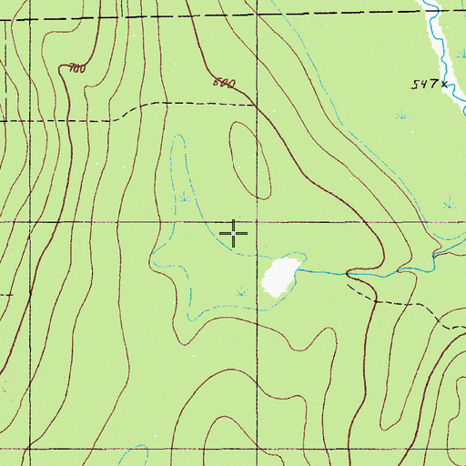 Topographic Map of Webster Brook Tote Road, ME