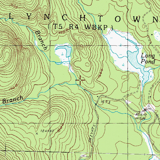 Topographic Map of West Branch Little Magalloway River, ME