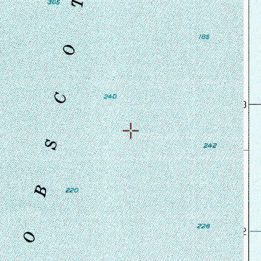 Topographic Map of West Penobscot Bay, ME