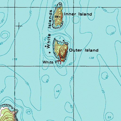 Topographic Map of White Point, ME